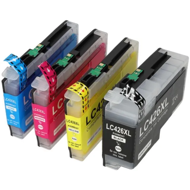 PrintAbout huismerk Inktcartridge LC-426XLVAL 4-kleuren Multipack Hoge capaciteit geschikt voor Brother