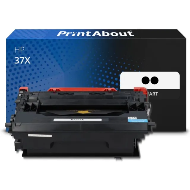 PrintAbout huismerk Toner 37X (CF237X) Zwart Multipack Hoge capaciteit Geschikt voor HP