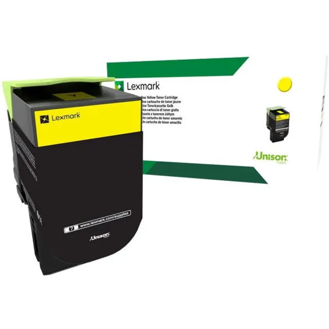Lexmark Toner Lexmark 78C2XYE Yellow Cyan Geel