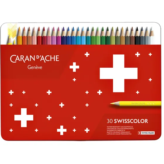Caran d-Ache Kleurpotloden Caran d'Ache Swisscolor 30 stuks assorti