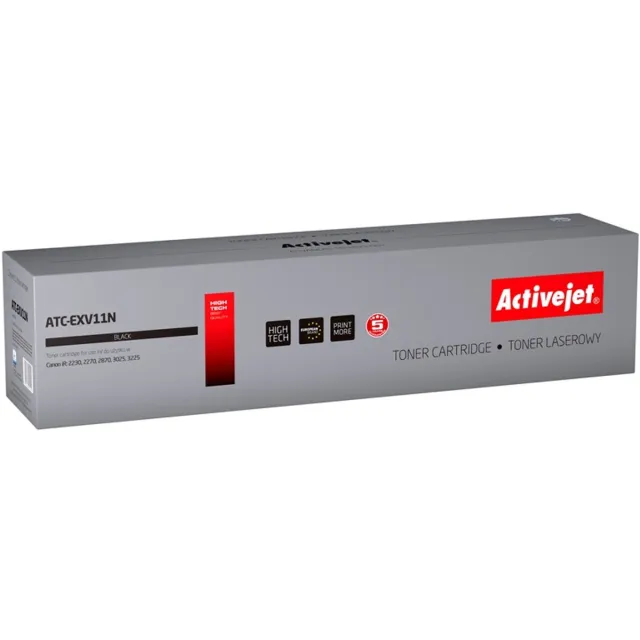 ActiveJet ATC-EXC11N Toner voor Canon-printer; Canon C-Exv11 Vervanging; Opperste; 24000 pagina's; zwart.