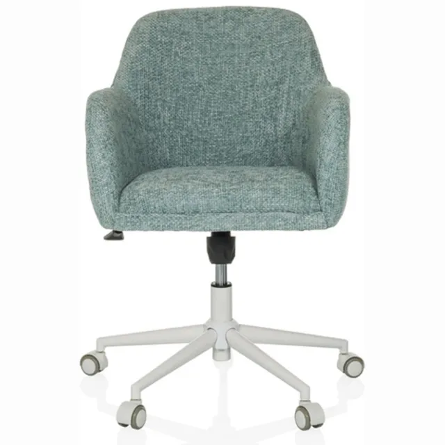 hjh LIVING Bureaustoel / draaistoel SOLAO HOME bouclé stof mint hjh LIVING