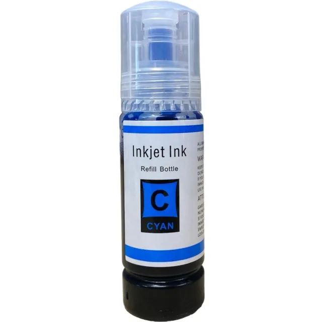 Inktkeuze 101C | C13T00S24A Cyaan - Huismerk inktfles compatible met Epson EcoTank ITS L4150 / Epson EcoTank ITS L4160 / Epson EcoTank ITS L6160 / Epson EcoTank ITS L6170 / Epson EcoTank ITS L6190