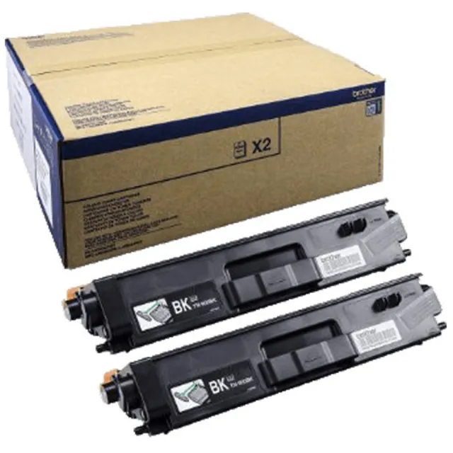 Brother Toner TN-900BKTWIN black Zwart