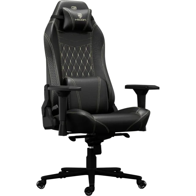 HICON Ergonomische Bureaustoel met Luxe Premium Ontwerp - Bureaustoel Renegade - Verstelbare Functies - APEX Serie - Zwart Zwart Renegade