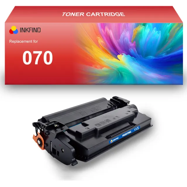 INKFIND 070 Tonercartridge compatibel met Canon 070 Cartridge 070 Toner cartridge- 1-pack Zwart Zwart x 1