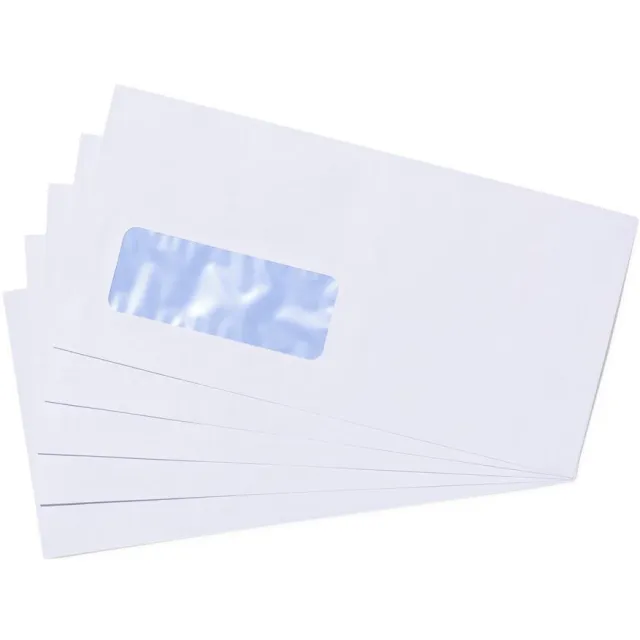 HEMA Enveloppen DL Venster Links Wit - 50 Stuks