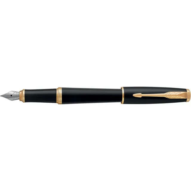 Parker Urban vulpen fijn, Muted Black GT blauw