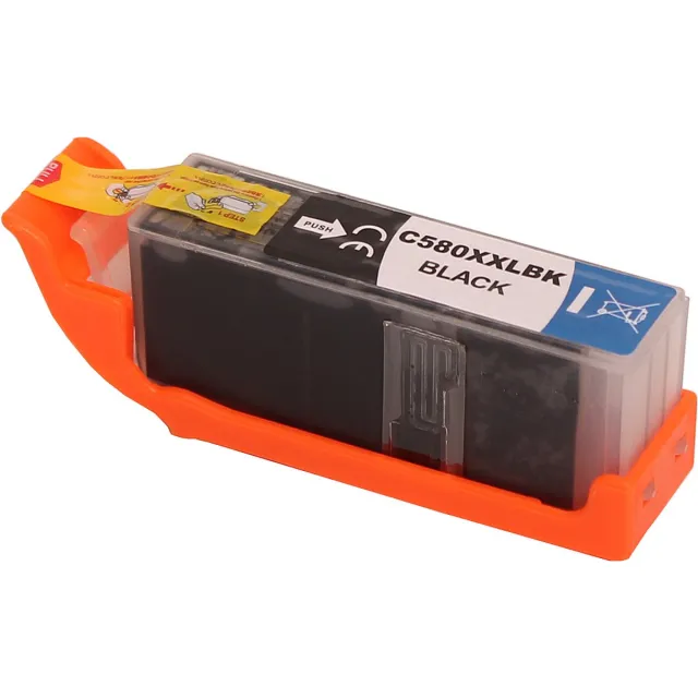 Colori huismerk inkt cartridge geschikt voor Canon 580XXL PGBK PGI-580XXL Foto zwart voor Pixma TS-6150 TS-6151 TS-8150 TS-8151 TS-8152 TS-8240 TS-8241 TS-8242 TS-8250 TS-9100 TS9120 TS9150 TS9155 TS9540 Zwart Dik
