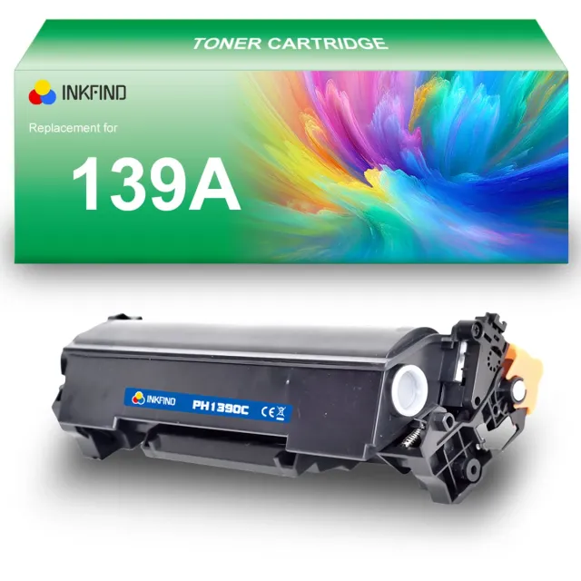 INKFIND 139A (W1390A) Tonercartridge compatibel met HP 139A W1390A - 1-pack Zwart Zwart x 1