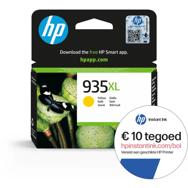 HP 935XL - Inktcartridge - Origineel - Hoge capaciteit - Geel + Instant Ink tegoed