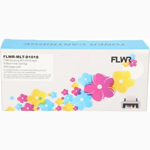 FLWR Toners / Samsung MLT-D101S / zwart / Geschikt voor Samsung