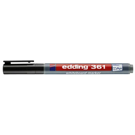 Edding Whiteboardmarker edding 361 rond 1mm zwart