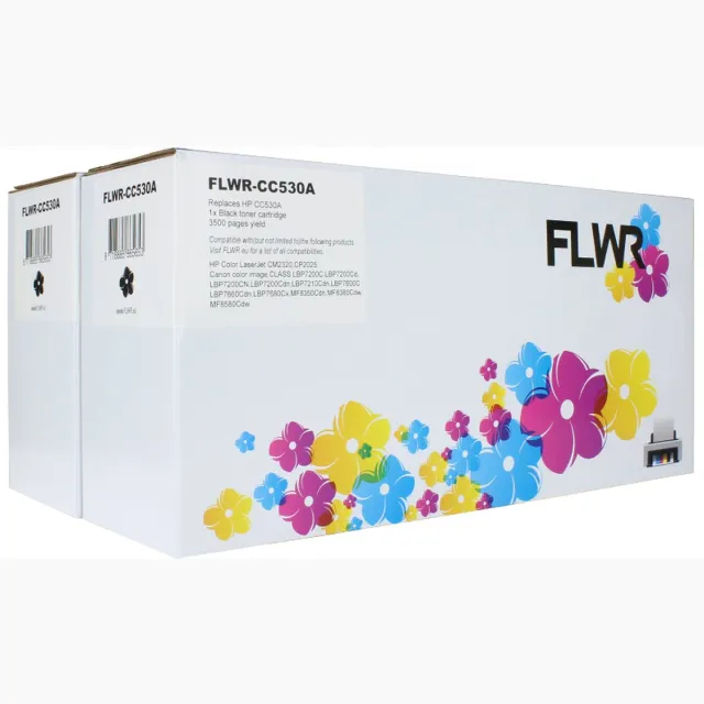 FLWR Toner / 304A / 2-pack / Zwart - Geschikt voor HP