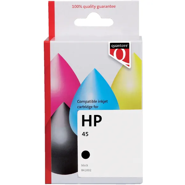 Quantore Inktcartridge Quantore alternatief tbv HP 51645A 45 zwart