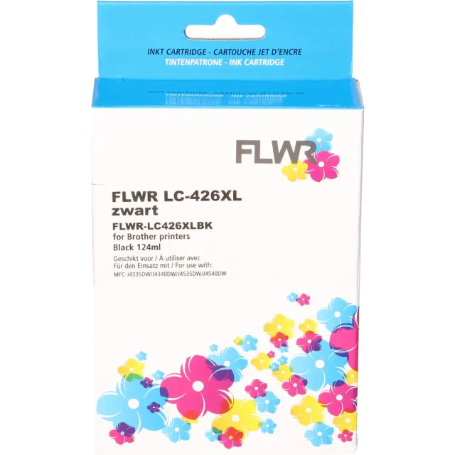 FLWR Cartridges / Brother LC-426XL / zwart / Geschikt voor Brother