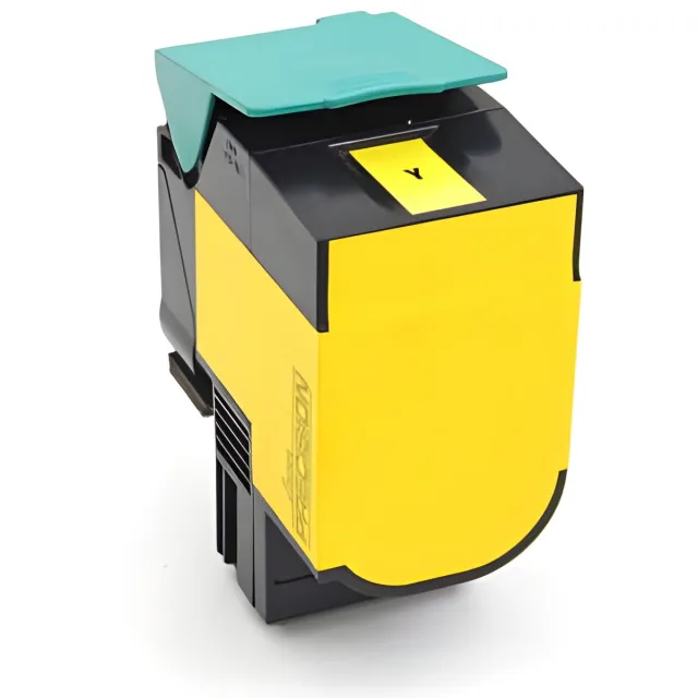 Inktkenners Toner geschikt voor Lexmark 802 | 1x Geel geschikt voor Lexmark 80C2SK0 - 802SK - 80C2SC0 - 802SC - 80C2SM0 - 802SM - 80C2SY0 - 802SY - CX310 Series - CX310dn - CX310n - CX410de - CX410dte - CX410e - CX410 Series - CX510de - CX510dhe - CX510dt