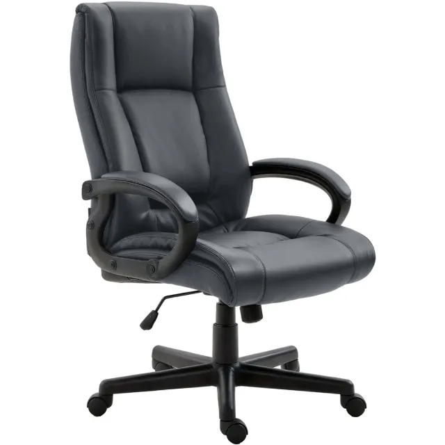 CLP XL Sparta Bureaustoel - ergonomische - voor volwassenen - kunstleer - grijs