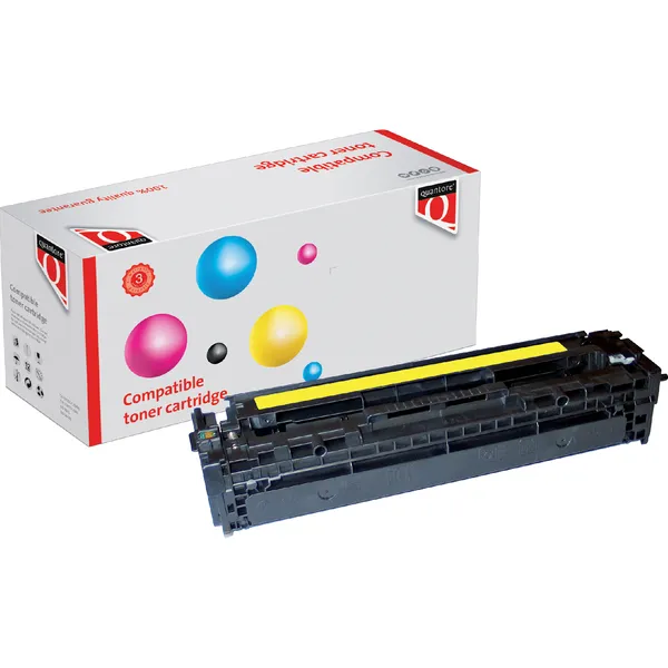 Quantore Tonercartridge Quantore alternatief tbv HP CB542A 125A geel