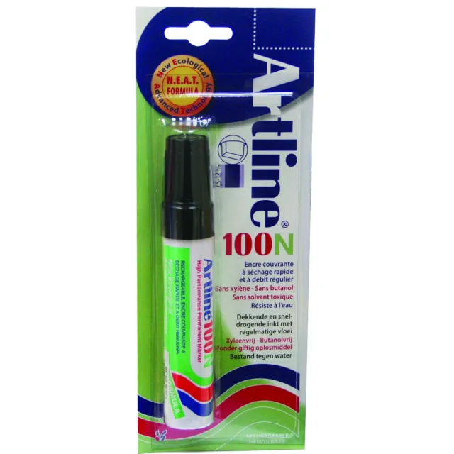 Artline Permanent marker Artline 100N zwart (op blister)