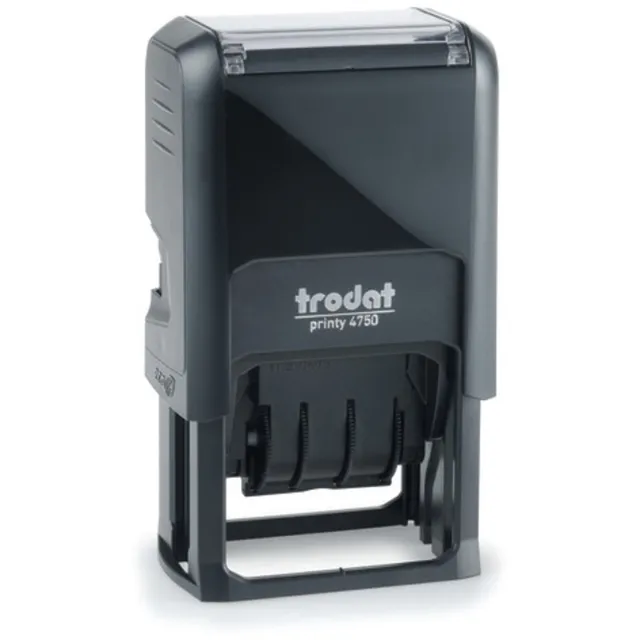 Trodat 141075 bedrijfsstempel Eigen inktsysteem Tekst-/datumstempel Zwart