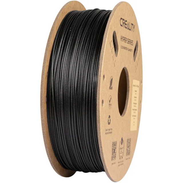 Creality HYPER Series PLA-CF 3D filament 1,75mm 1kg Zwart