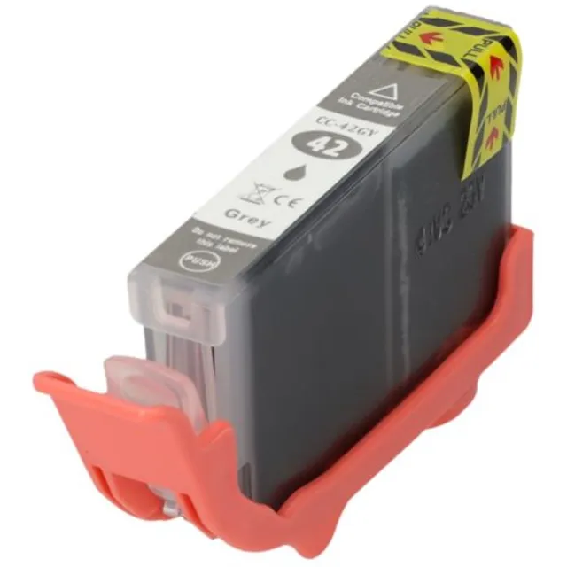 PrintAbout huismerk Inktcartridge CLI-42GY Grijs geschikt voor Canon