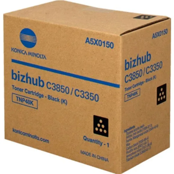 Konica-Minolta Konica Minolta A5X0150 (TNP-48K) Toner Zwart Black