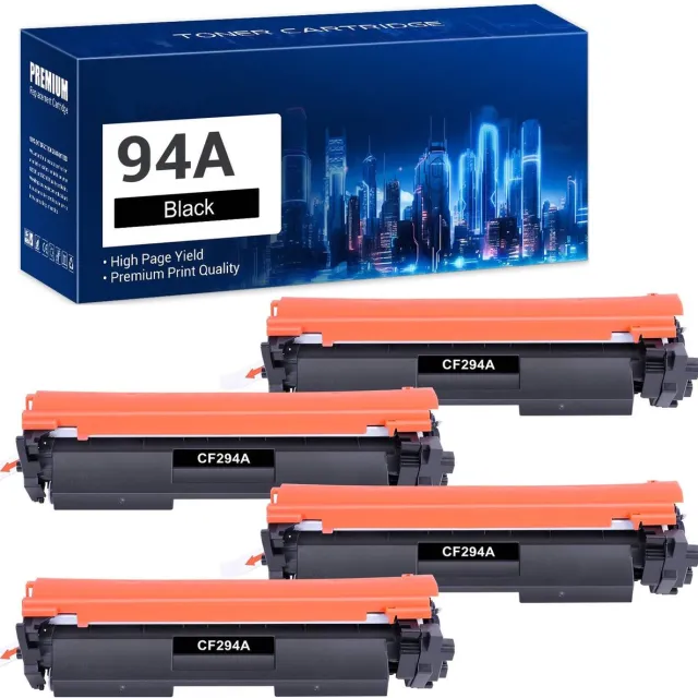 WeCare 4-pack | HP94A CF294A - Alternatieve Toner - 1200 Pagina's - Geschikt voor HP LaserJet Pro M118dw, MFP M148dw, M148fdw, M148fw 4x Zwart
