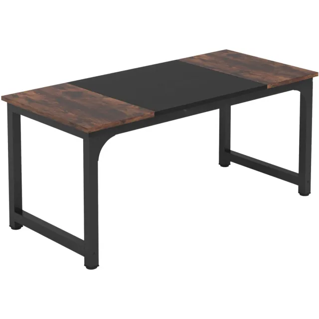Happiq Bureau Livio - 80 × 160× 75 cm - Bruin - Computerbureau - Voor thuis of werk