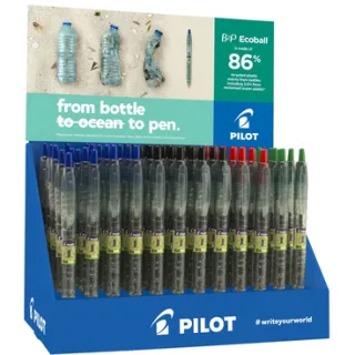 Pilot Balpen PILOT Begreen B2P EcoBall medium assorti