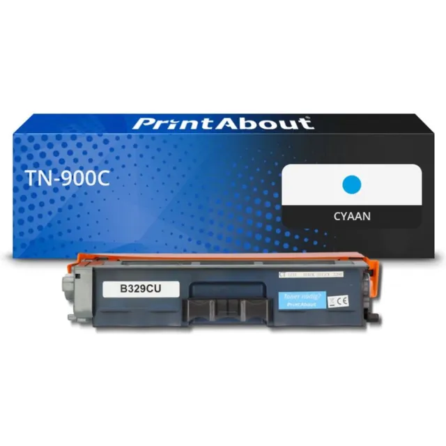 PrintAbout Brother TN-900C toner cyaan Huismerk