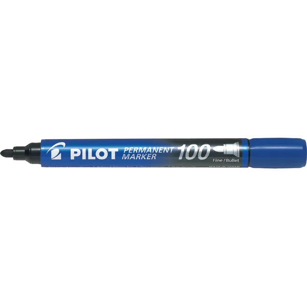 Pilot Viltstift PILOT 100 rond fijn blauw
