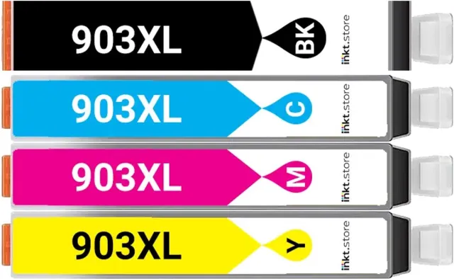 G&G HP 903XL Huismerk Zwart, Cyaan, Magenta, Geel Multipack 4 stuks / Hoge Capaciteit Zwart, Cyan, Magenta, Yellow