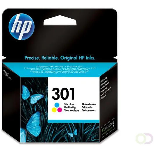 HP 301 originele drie-kleuren inktcartridge (CH562EE)
