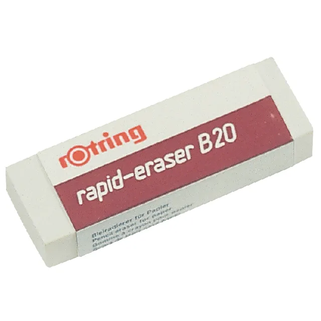 Rotring Gum rOtring Rapid B20 65x23x10mm potlood wit