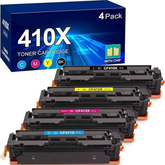 WeCare 4-pack | Geschikt voor HP 410 / HP 410X Toner cartridges - Geschikt voor HP Color LaserJet Pro M452DN - M452NW - M470 - MFP M377DW - M477FDN - M477FDW - M477FNW Multipack 4 toners