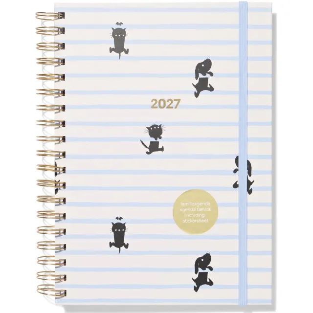 HEMA Takkie en Siepie familieplanner A4 2027 (multicolor)
