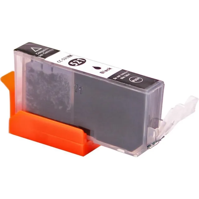 inkmaster huismerk cartridge voor canon CLI - 521 BK XL black voor Canon Pixma IP3600/ IP4600/ IP4700/ MP540/ MP550/ MP550/ MP560