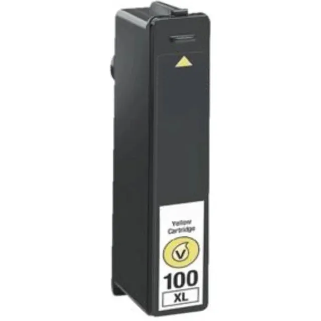 Inktkenners Inktcartridge geschikt voor Lexmark 100XL | 1x Geel geschikt voor S400 - S500 - S600 - S800 Series - Genesis - Impact - Interact - Interpret - Intuition - Pinnacle Pro901 - Platinum Pro900 Series - Prestige Pro800 Series - Prevail Pro700 Series