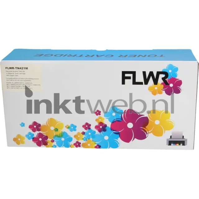 FLWR Brother TN-421 magenta (Huismerk (compatible))