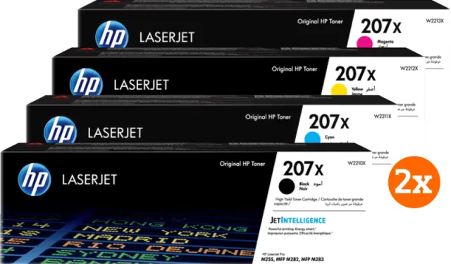 Hp 207X Toner Combo Pack (2 stuks)