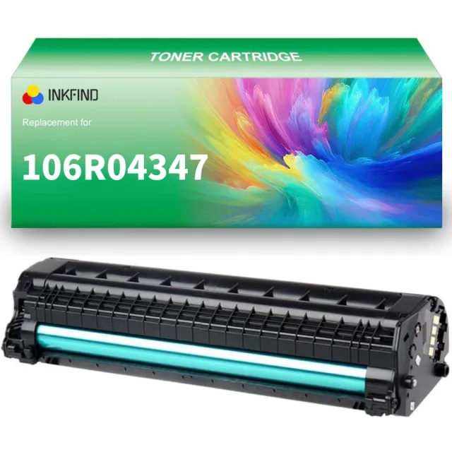 INKFIND 106R04347 Zwart tonercartridge compatibel met Xerox 106R04346 106R04347 106R04348 106R04349 Zwart geschikt voor Xerox B210/B205/B215 - 1-pack Zwart XL Zwart x 1