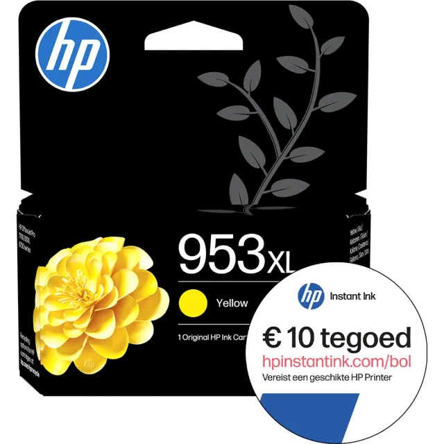 HP 953XL - Inktcartridge - Origineel - Geel + Instant Ink tegoed