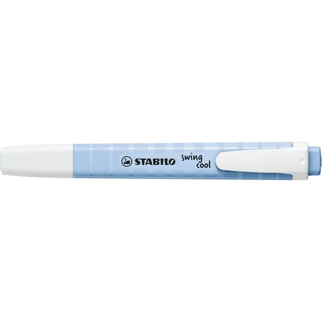 Stabilo swing cool markeerstift, cloudy blue blauw