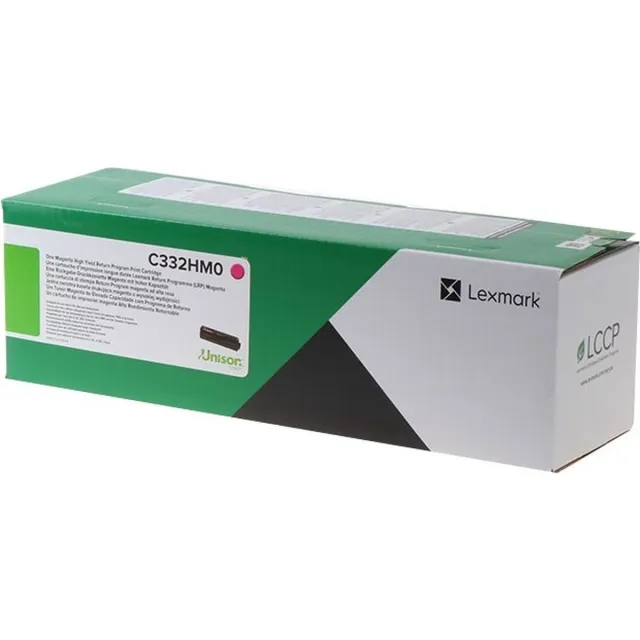 Lexmark C332HM0 tonercartridge 1 stuk(s) Magenta
