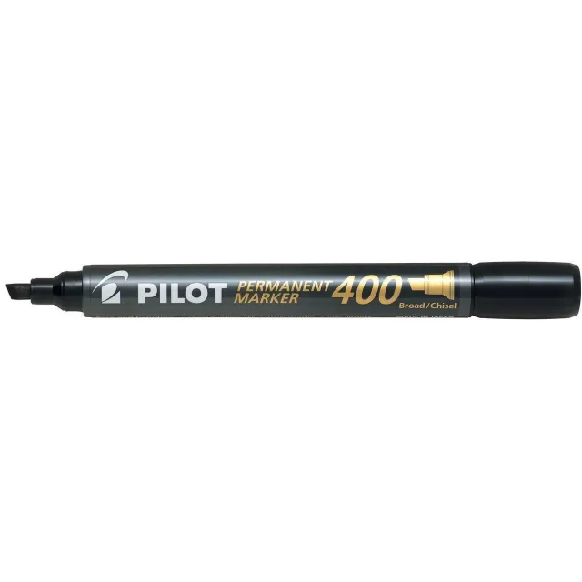 Pilot Permanent marker PILOT 400 schuin breed zwart