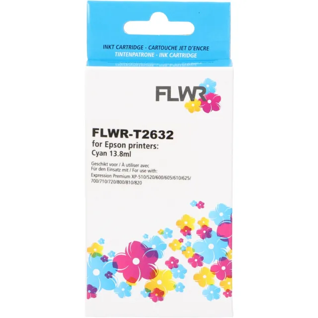 FLWR Cartridges / Epson 26XL / cyaan / Geschikt voor Epson
