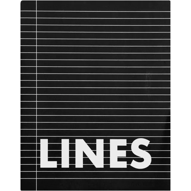 HEMA Schriften 16.5 x 21 cm gelinieerd, 3 stuks zwart