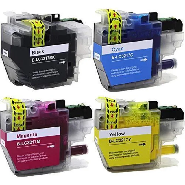 Inktkenners Inktcartridges Geschikt voor Brother LC3217XL | Multipack van 4 stuks Geschikt voor Brother MFC-J5330 DW - J5730DW - J5930DW - J6530DW - J6535DW - J6930DW - J6935DW Zwart en kleur